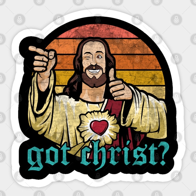 Buddy Christ Sticker by valentinahramov